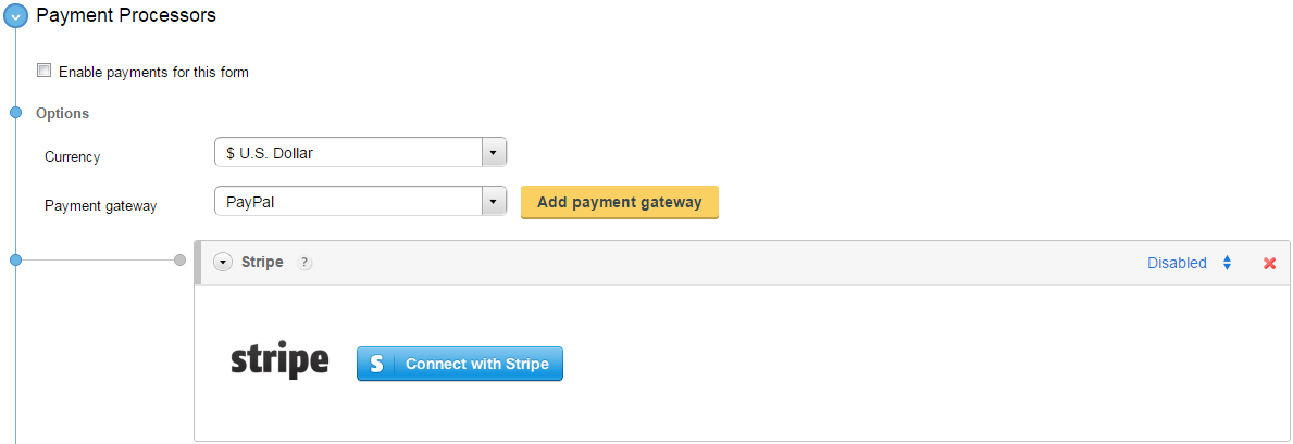 adding stripe to your wordpress order forms captainform wordpress wordpress order form plugin
